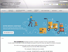Tablet Screenshot of cdf-emballage.ch